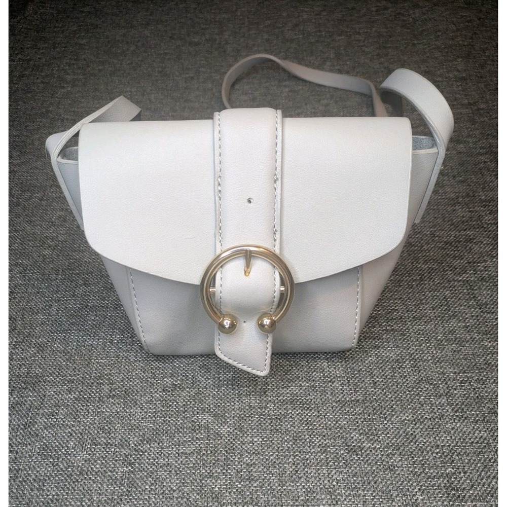 Top Shop Faux Leather Small Flap Over Crossbody Saddle Shoulder Boho Hand Bag